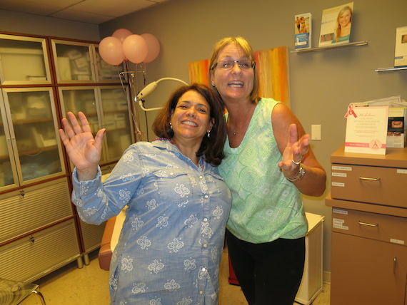 Our patients used BRA Day as an opportunity to do a show-and-tell of their DIEP flap breast reconstruction results in our exam rooms!