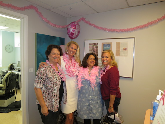 Some of our patients brought their sisters with them to help enjoy BRA Day and to learn more about options for breast reconstruction!