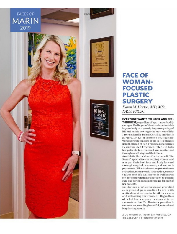 Dr. Horton Featured in Marin Magazine