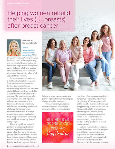 Breast Reconstruction Article